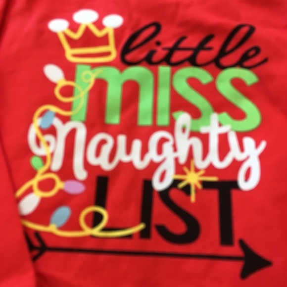 Little Miss Naughty Holiday 2 Piece Set - Picture 2 of 4